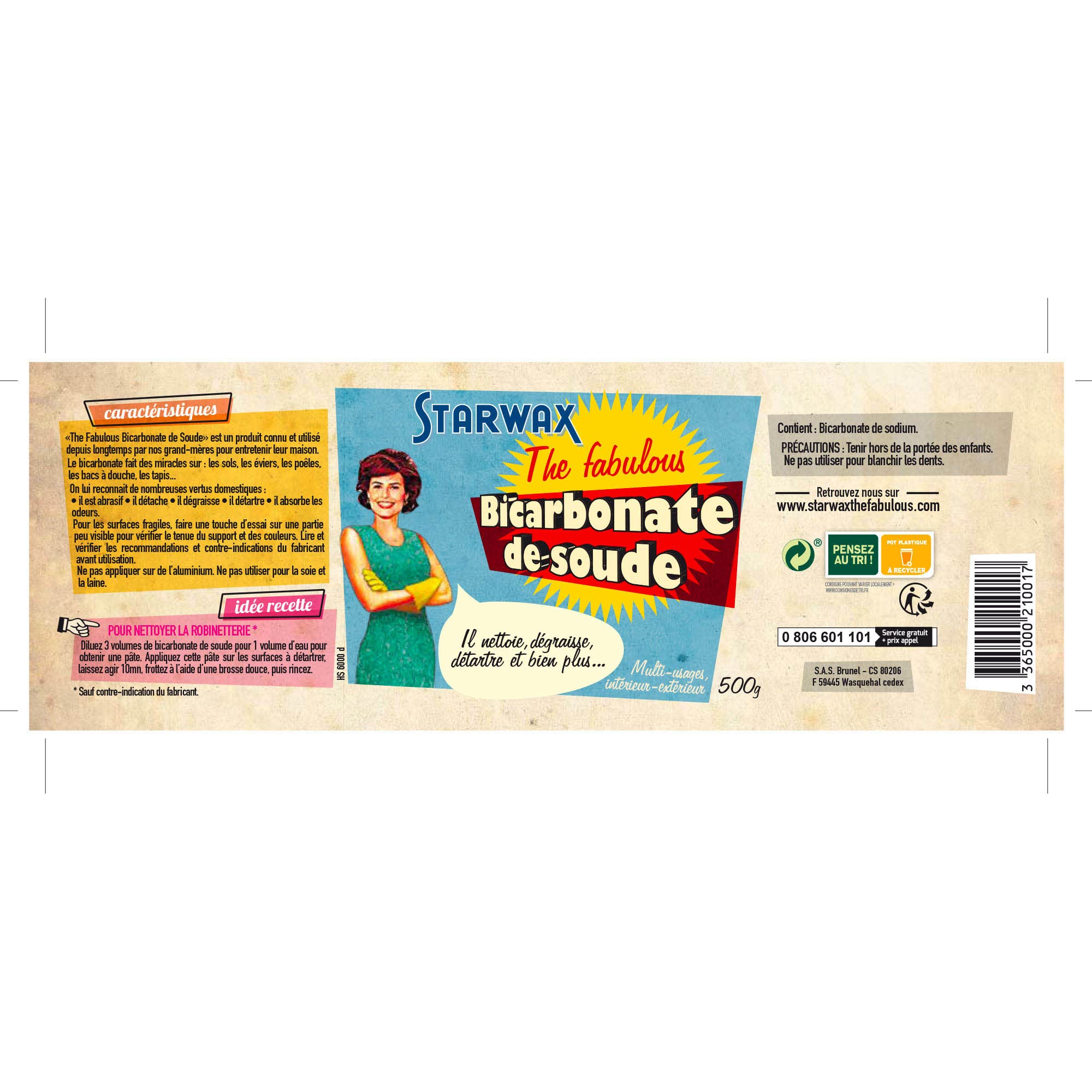 starwax-fabulous-bicarbonate-de-soude-500g image 6