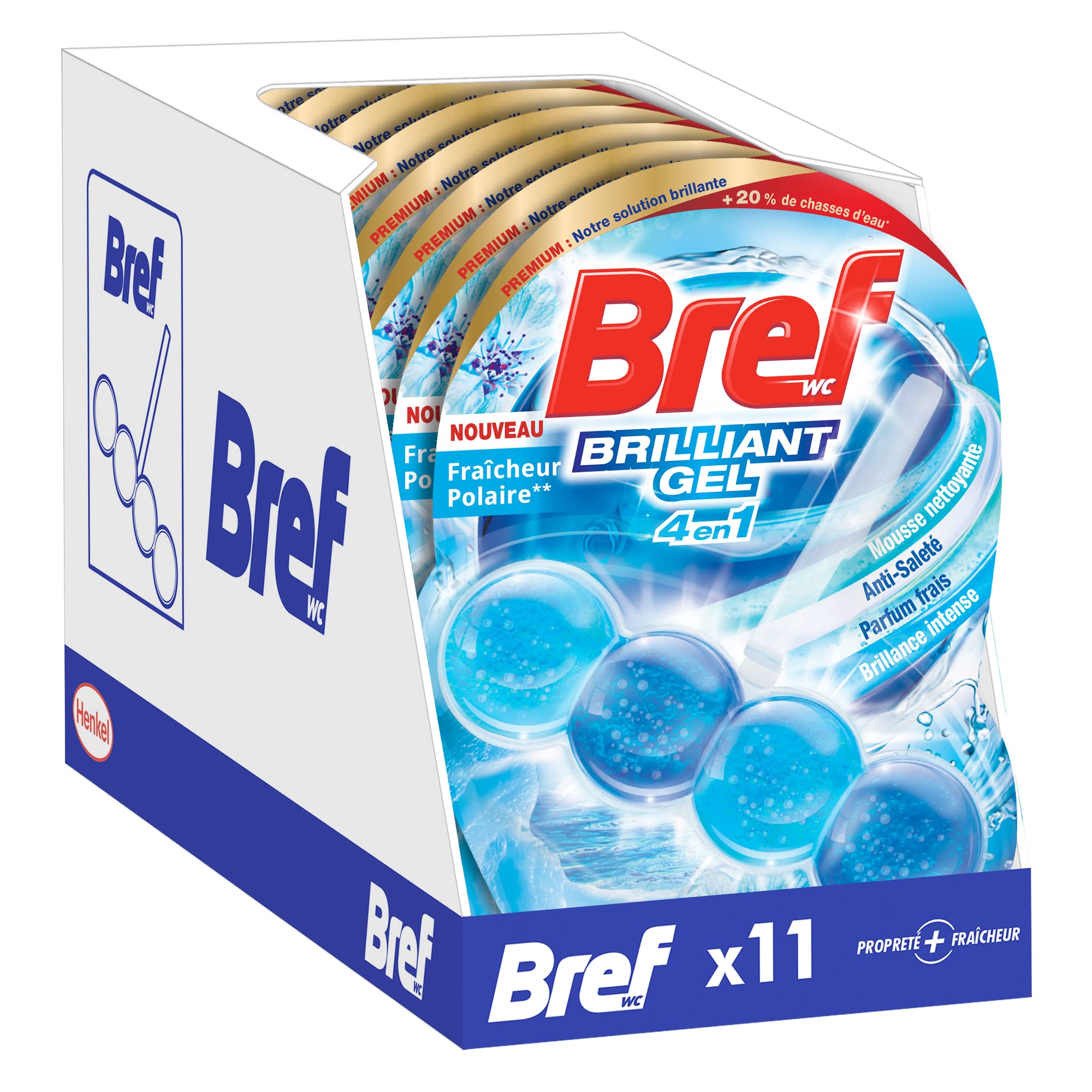 bref-brilliant-gel-all-in-1-bloc-wc-ros-e-du-matin-lot-de-11-x-50g image 8