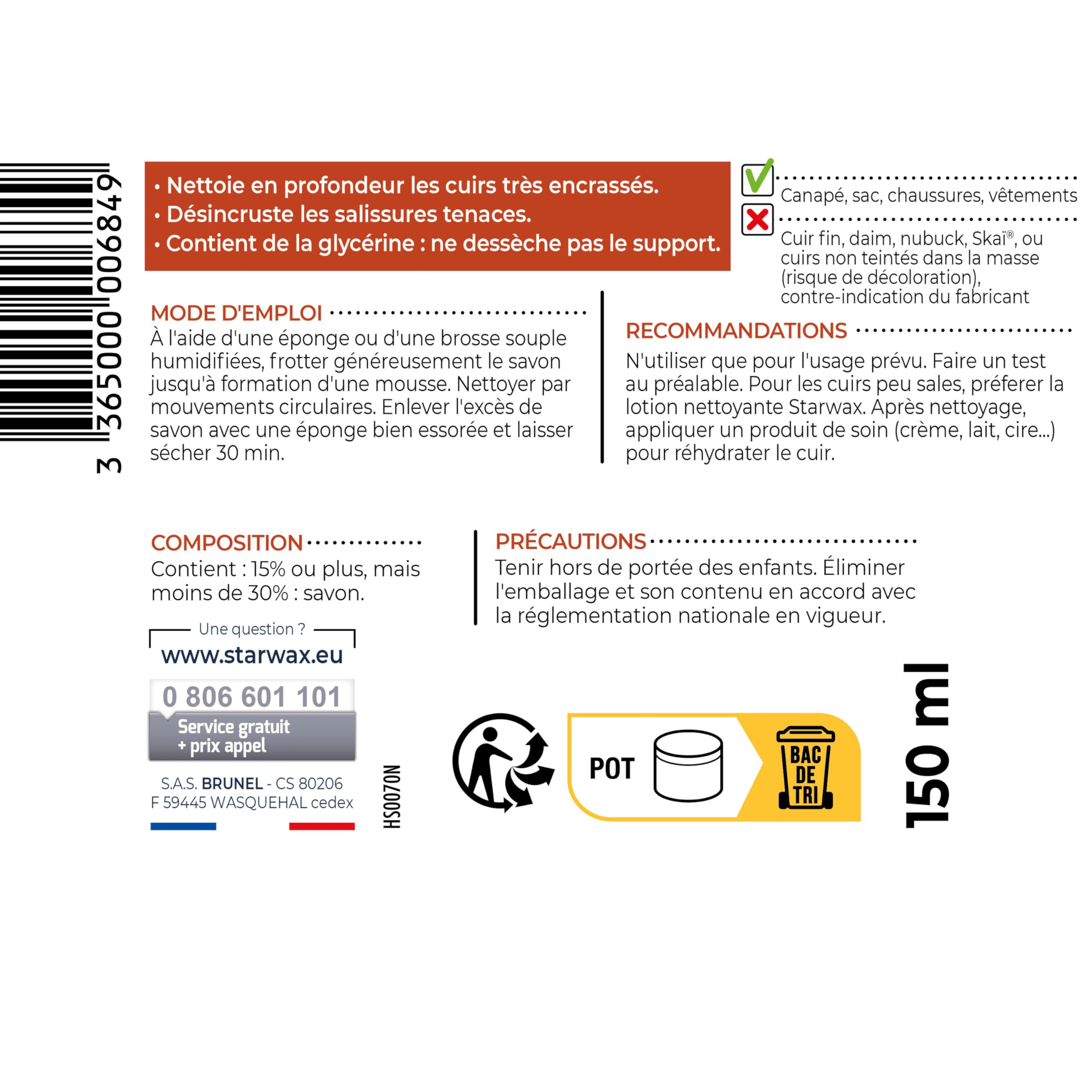 starwax-savon-cuir-150ml-la-glyc-rine image 7