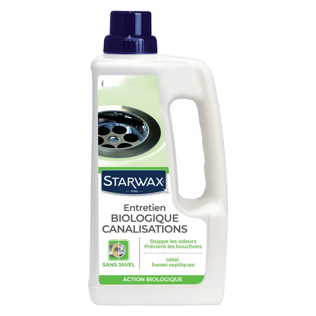 starwax-entretien-biologique-canalisations-1l-anti-odeurs-et-anti-bouchons image 1