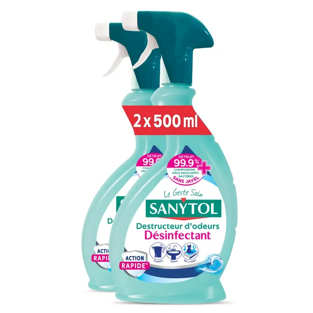 sanytol-d-sinfectant-destructeur-d-odeurs-marine-500-ml-lot-de-2 image 1