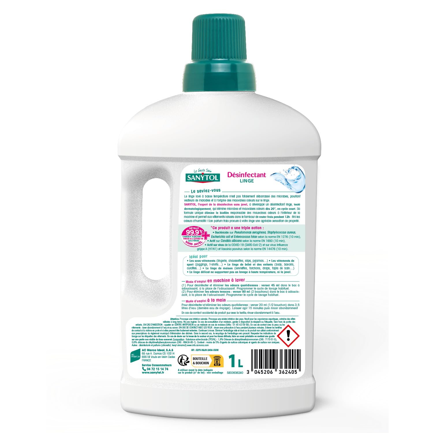 sanytol-stop-odeurs-d-sinfectant-linge-fra-cheur-active-1l-lot-de-4 image 3
