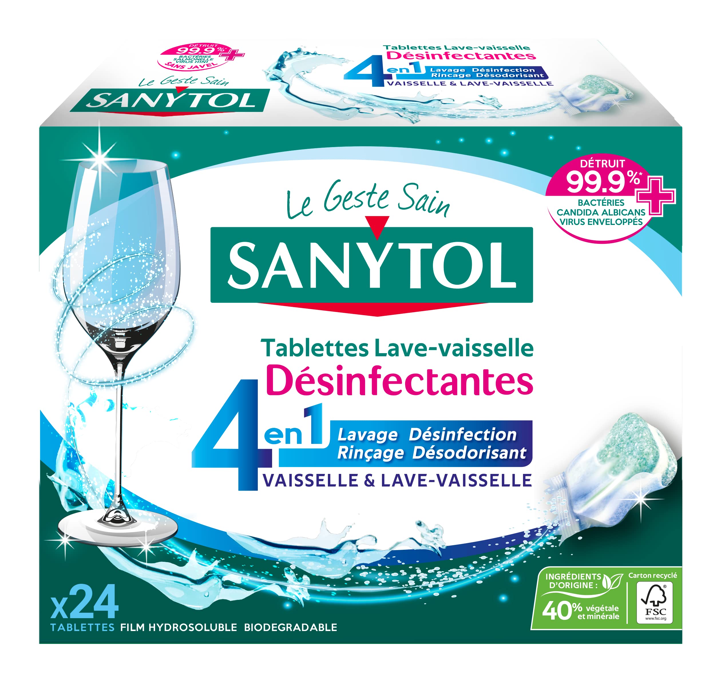 sanytol-tablettes-lave-vaisselle-4-en-1-d-sinfectantes-x24 image 2