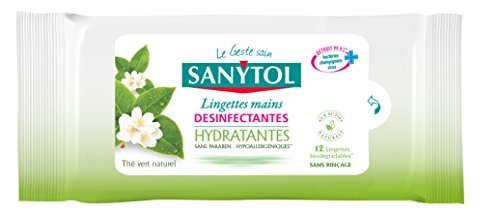sanytol-lingettes-d-sinfectantes-mains-th-vert-x12-lot-de-4 image 2