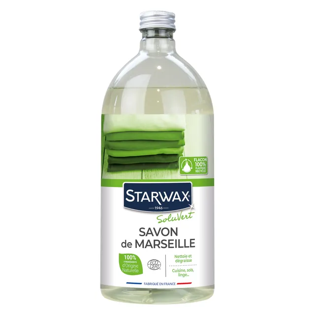 starwax-soluvert-savon-de-marseille-liquide-1-l image 1