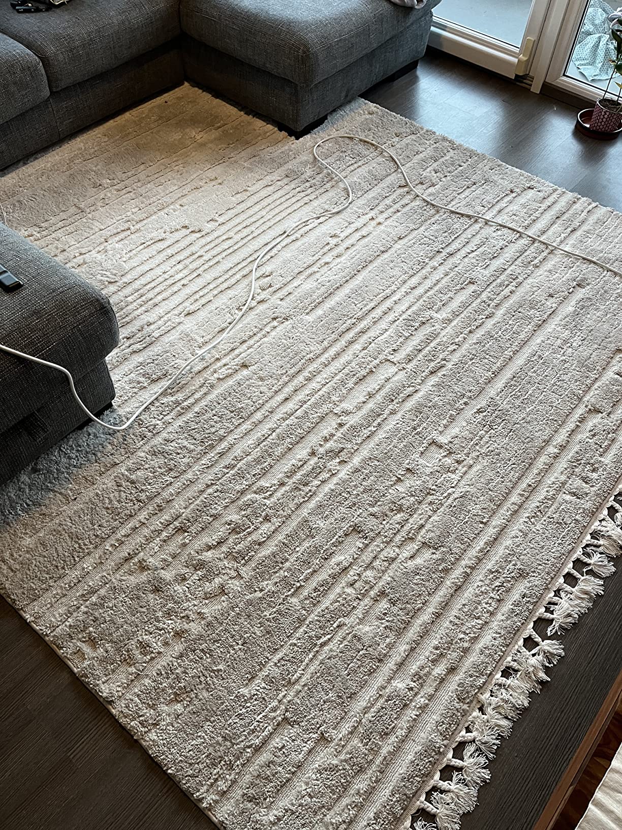 Bluffée par le résultat sur canapé tissu