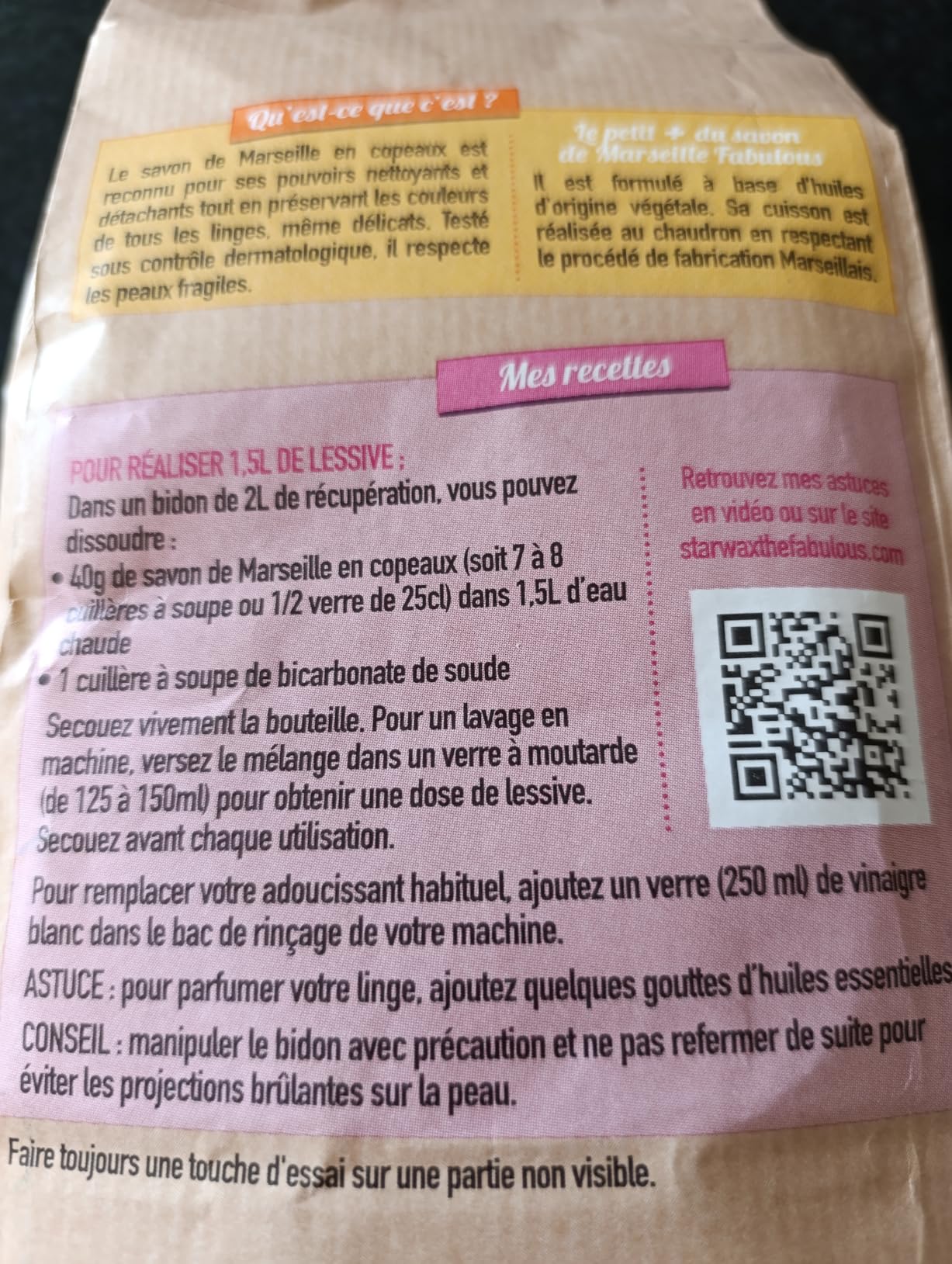Recette inratable