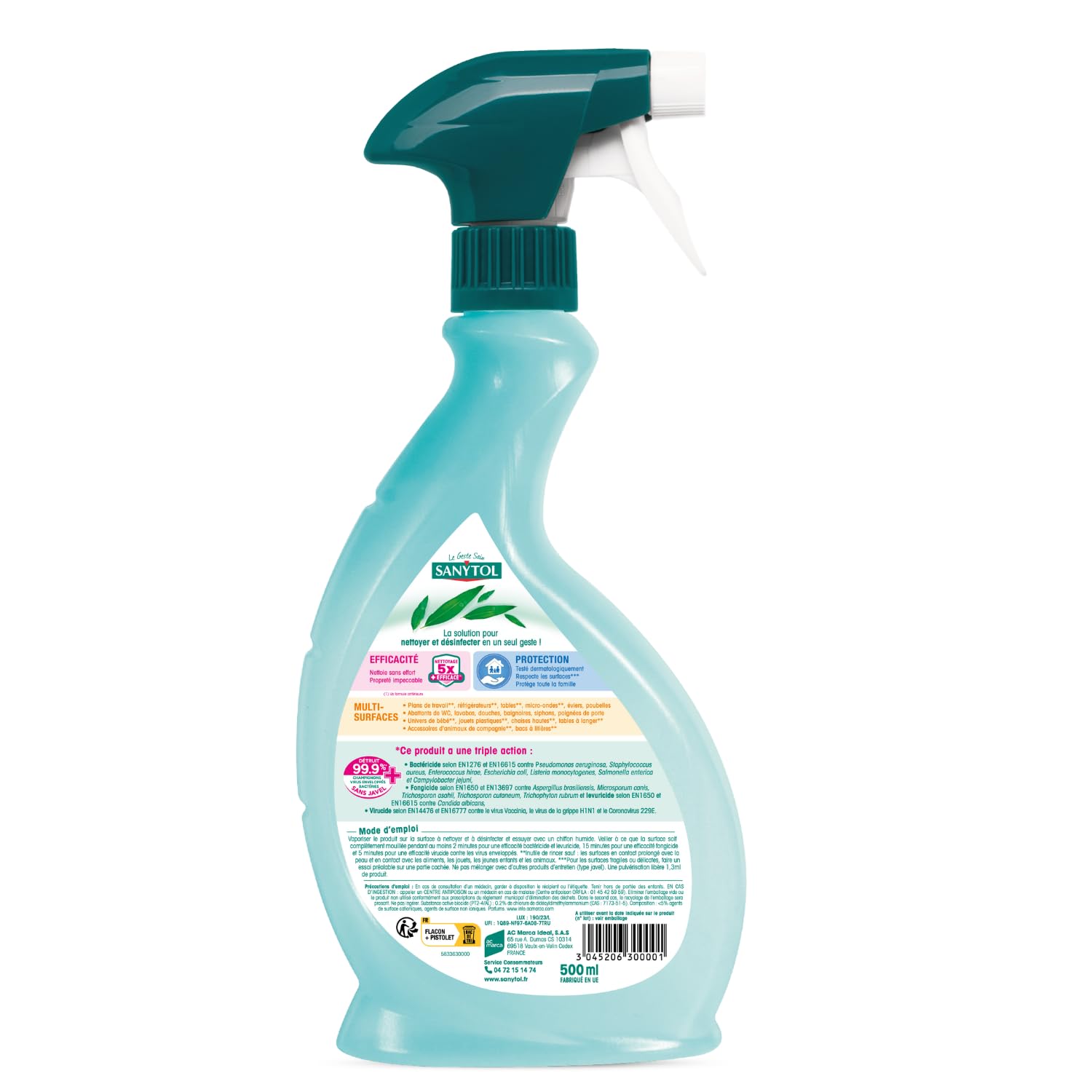 sanytol-d-sinfectant-nettoyant-multi-usages-eucalyptus-2-x-500-ml image 3
