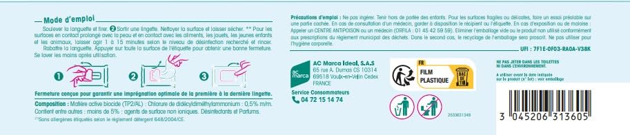 sanytol-lingettes-d-sinfectantes-multi-usages-x72-lot-de-3 image 5