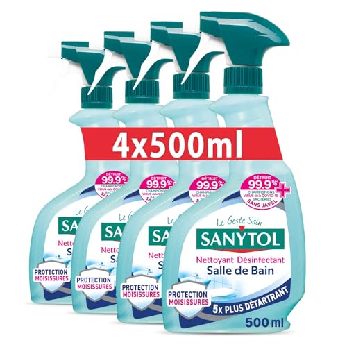 sanytol-d-sinfectant-ultra-d-tartrant-salle-de-bain-500ml-x4 image 7