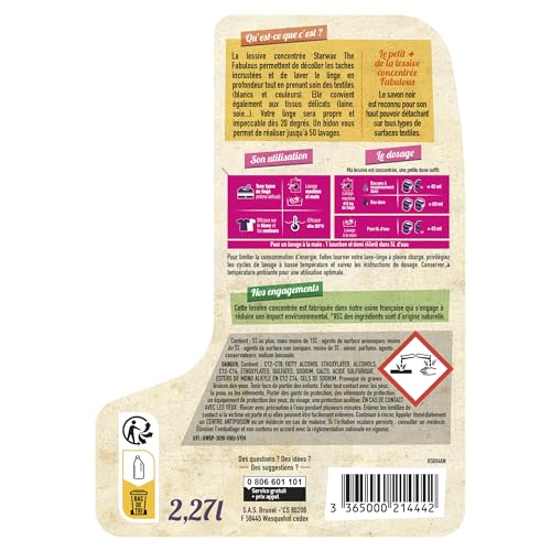 starwax-the-fabulous-lessive-concentr-e-savon-noir-1-5l-50-lavages image 4