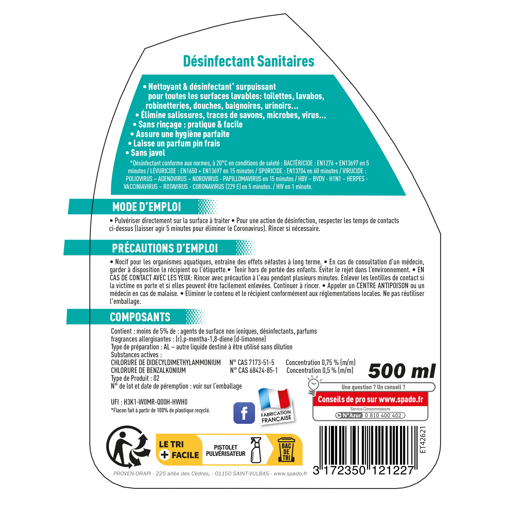 spado-d-sinfectant-sanitaires-parfum-pin-500-ml image 6