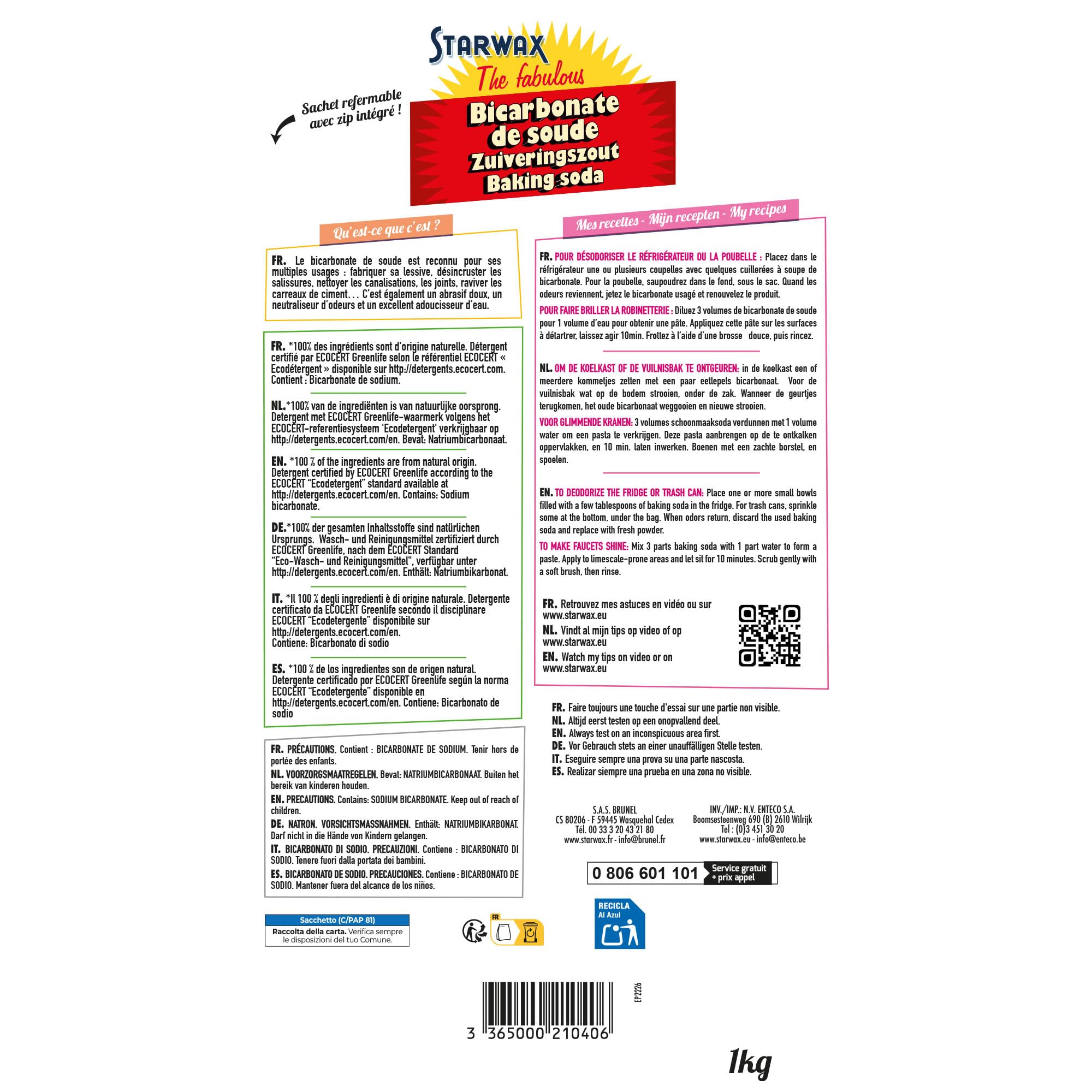 starwax-the-fabulous-bicarbonate-de-soude-1kg-nettoyant-multi-usages image 8