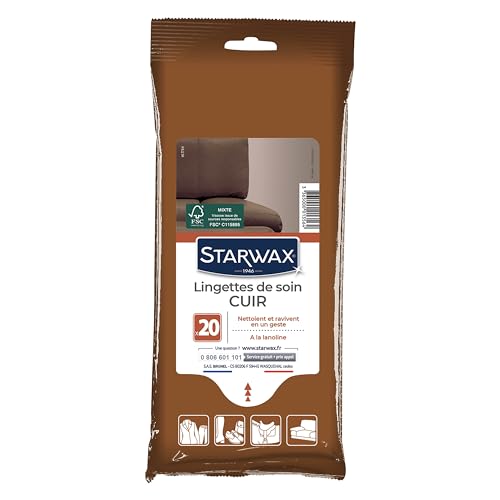 starwax-lingettes-de-soin-cuir-lanoline-x20 image 3