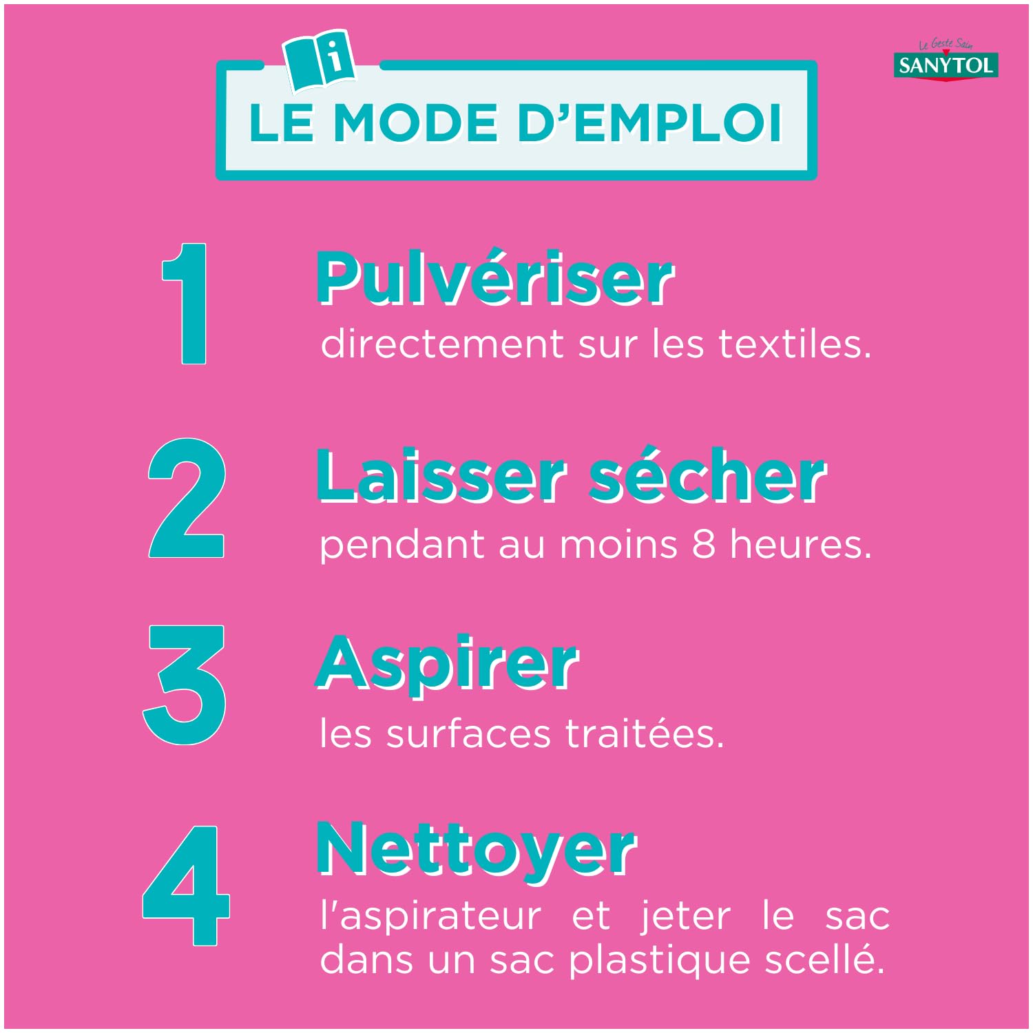 sanytol-d-sinfectant-anti-acariens-punaises-de-lit-et-puces-4-x-300ml image 8