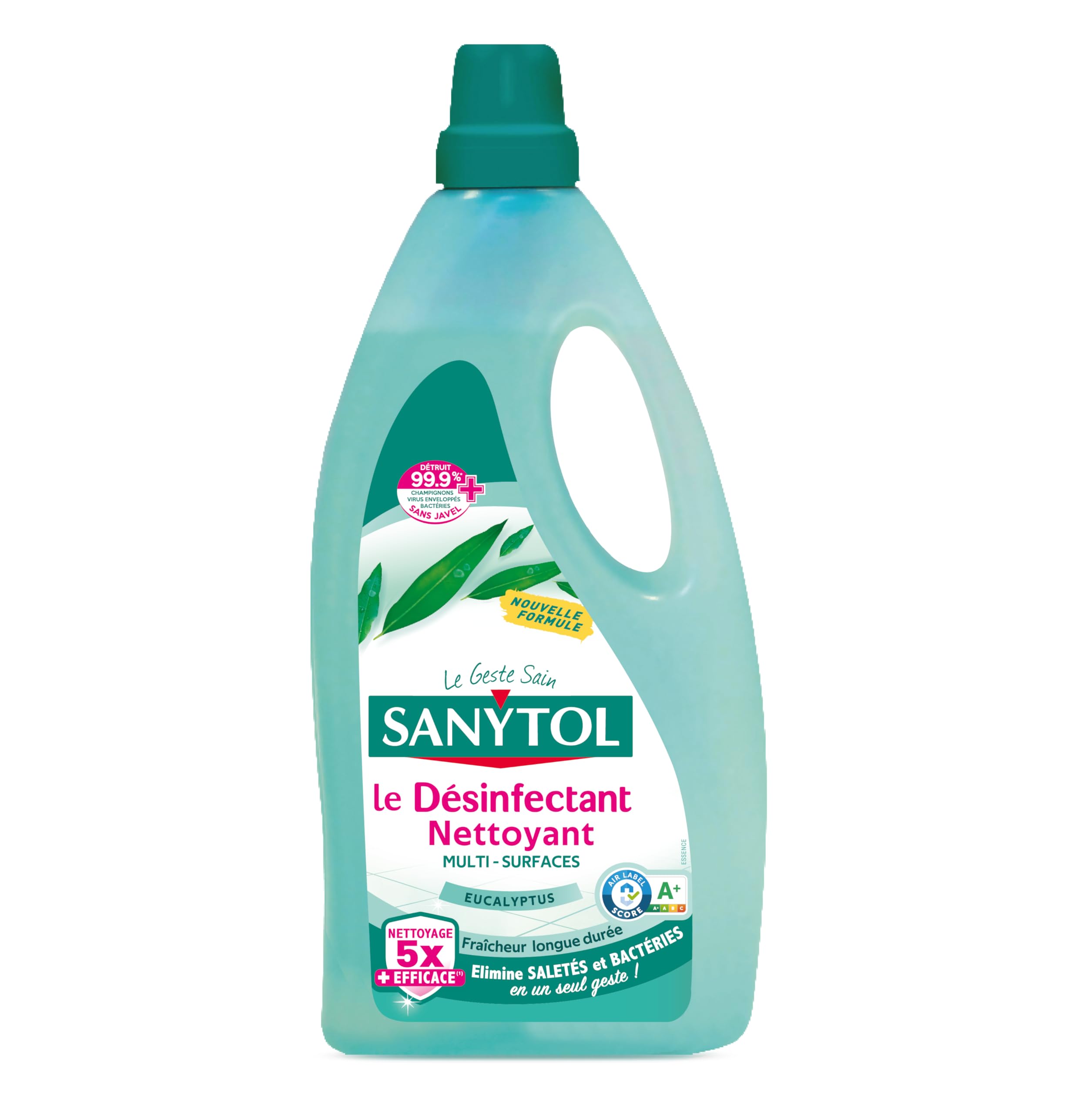 sanytol-d-sinfectant-nettoyant-multi-surfaces-eucalyptus-1l-lot-de-4 image 2