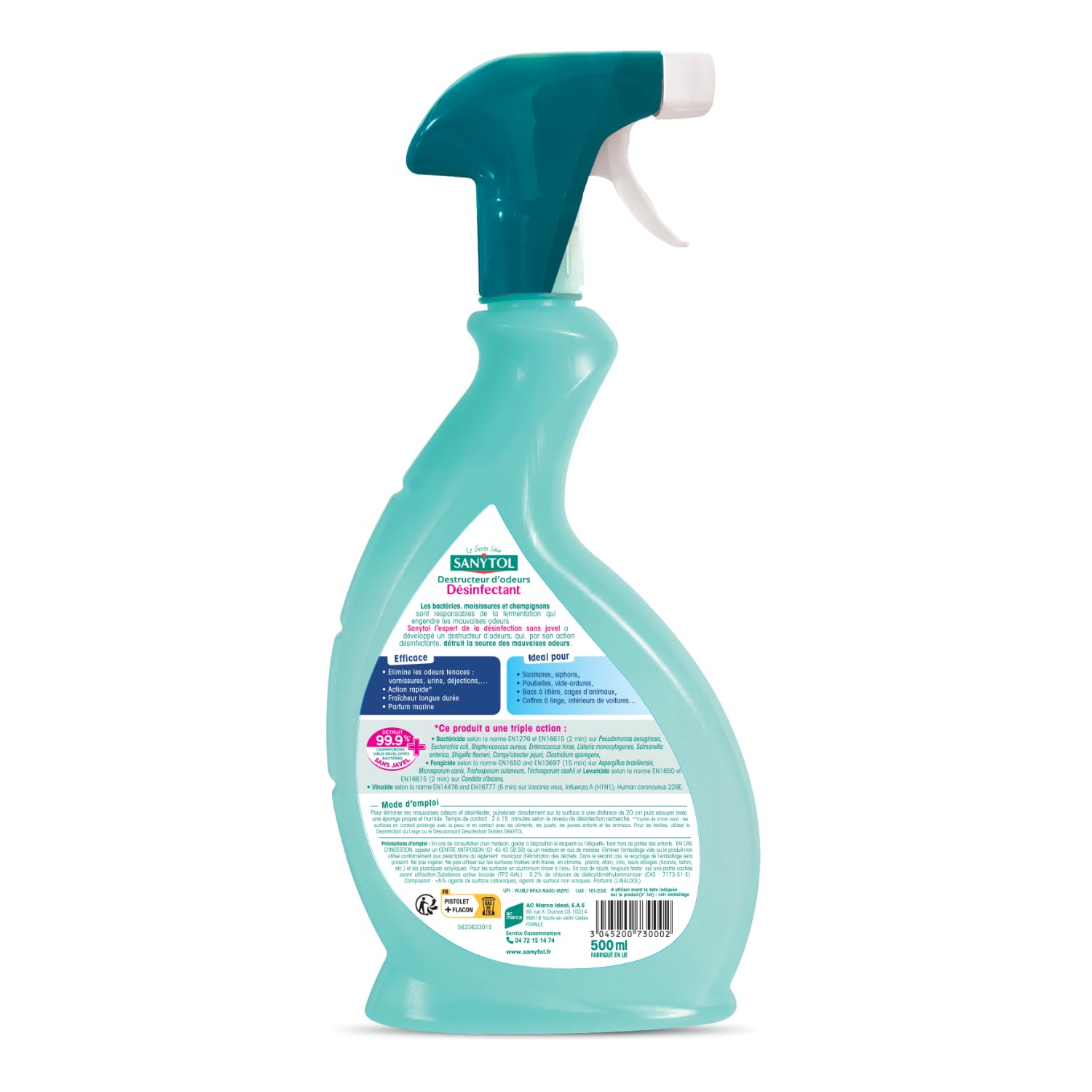 sanytol-d-sinfectant-destructeur-d-odeurs-marine-500-ml-lot-de-2 image 3