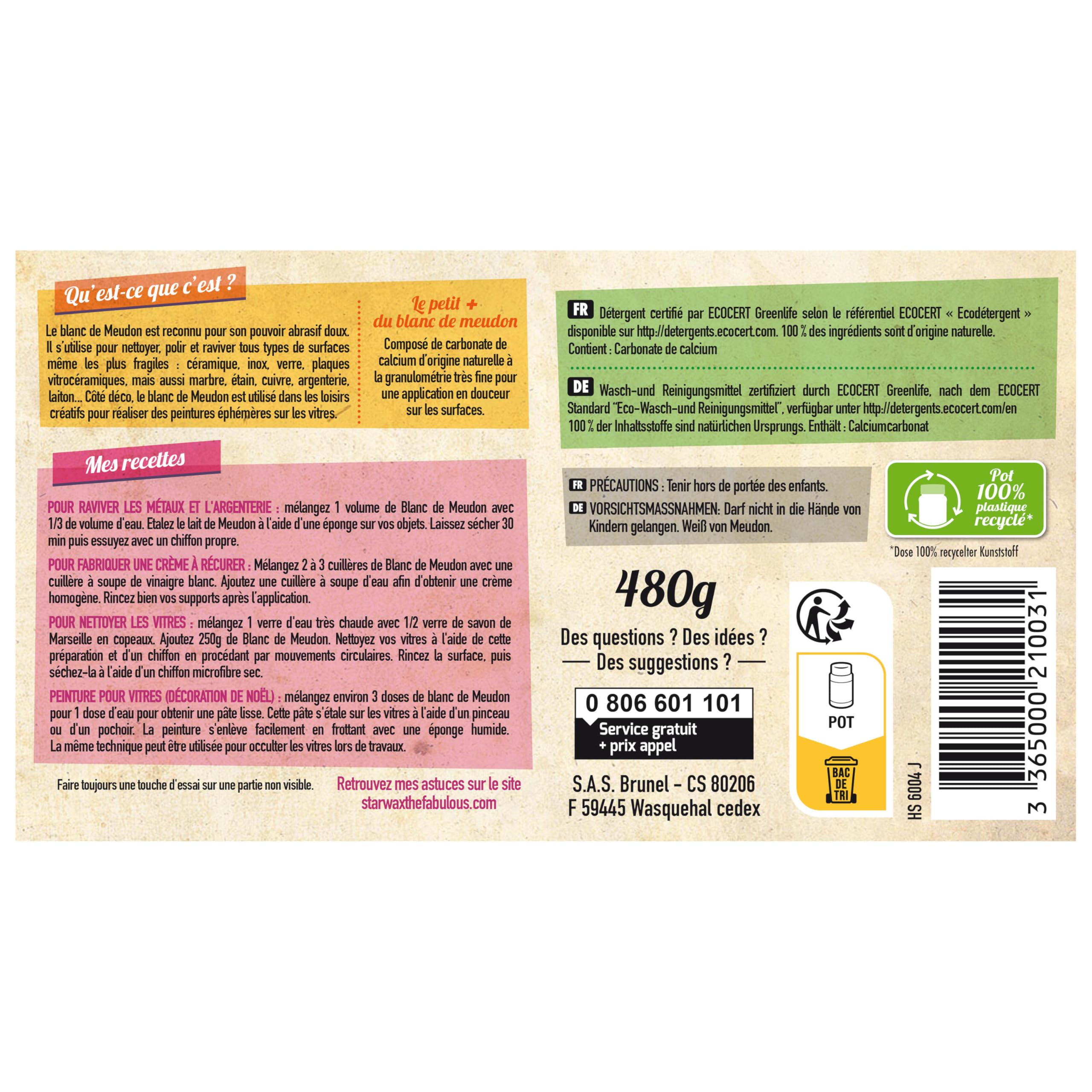 starwax-fabulous-blanc-de-meudon-480g-poudre-nettoyante-polissante-multi-usages image 7