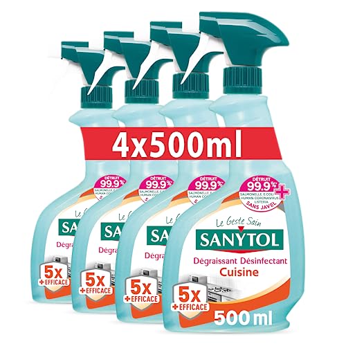 sanytol-cuisine-ultra-d-graissant-d-sinfectant-spray-4-x-500-ml image 6