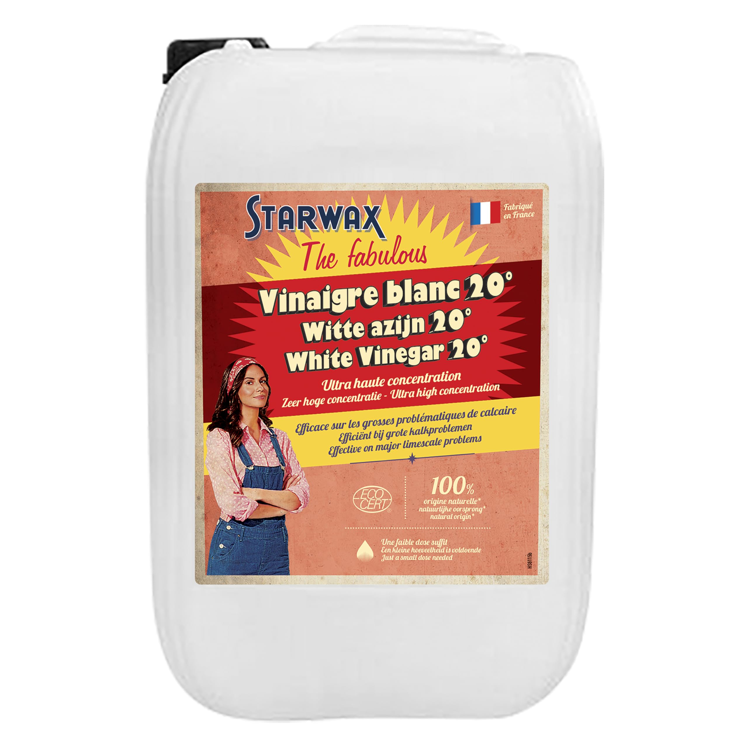 starwax-fabulous-vinaigre-blanc-m-nager-20-10l image 1