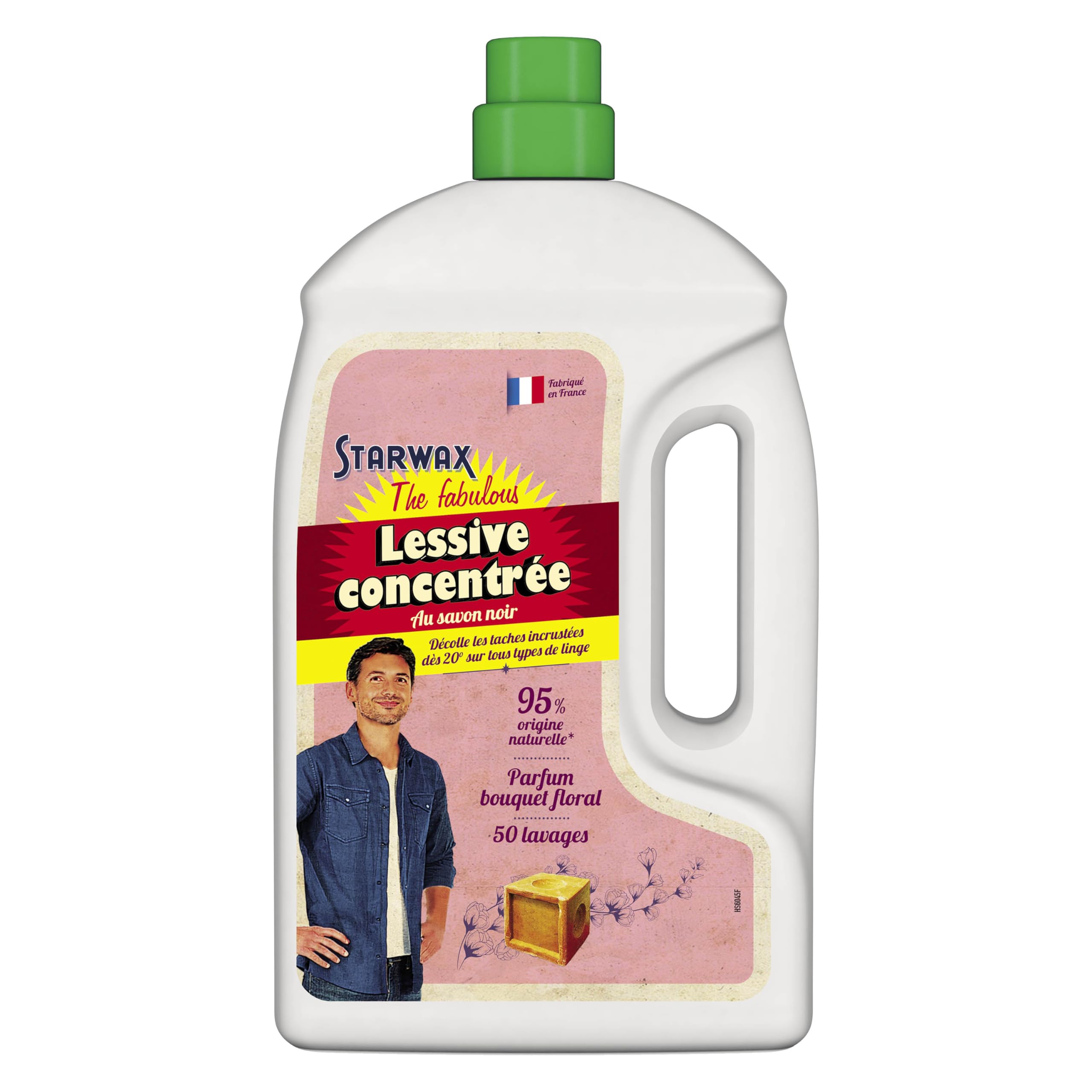 starwax-the-fabulous-lessive-concentr-e-savon-noir-1-5l-50-lavages image 1