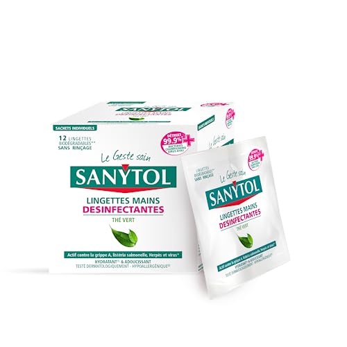 sanytol-lingettes-d-sinfectantes-mains-th-vert-x12 image 6