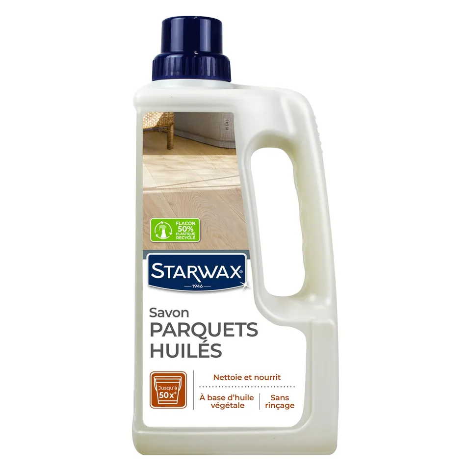 starwax-savon-d-entretien-parquets-huil-s-2-en-1-1l image 1