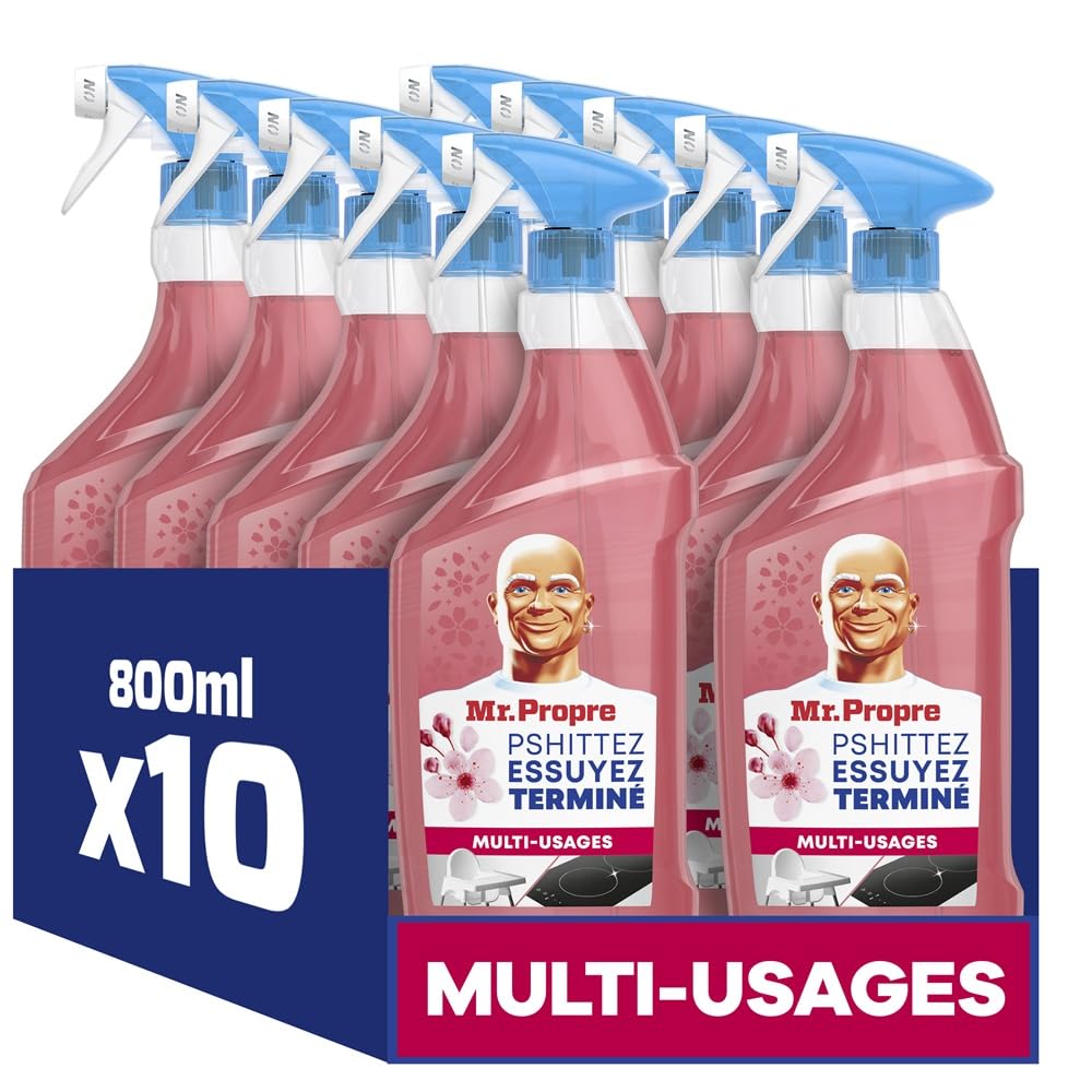 mr-propre-spray-nettoyant-multi-usages-fleurs-de-cerisier-800ml-x10 image 1