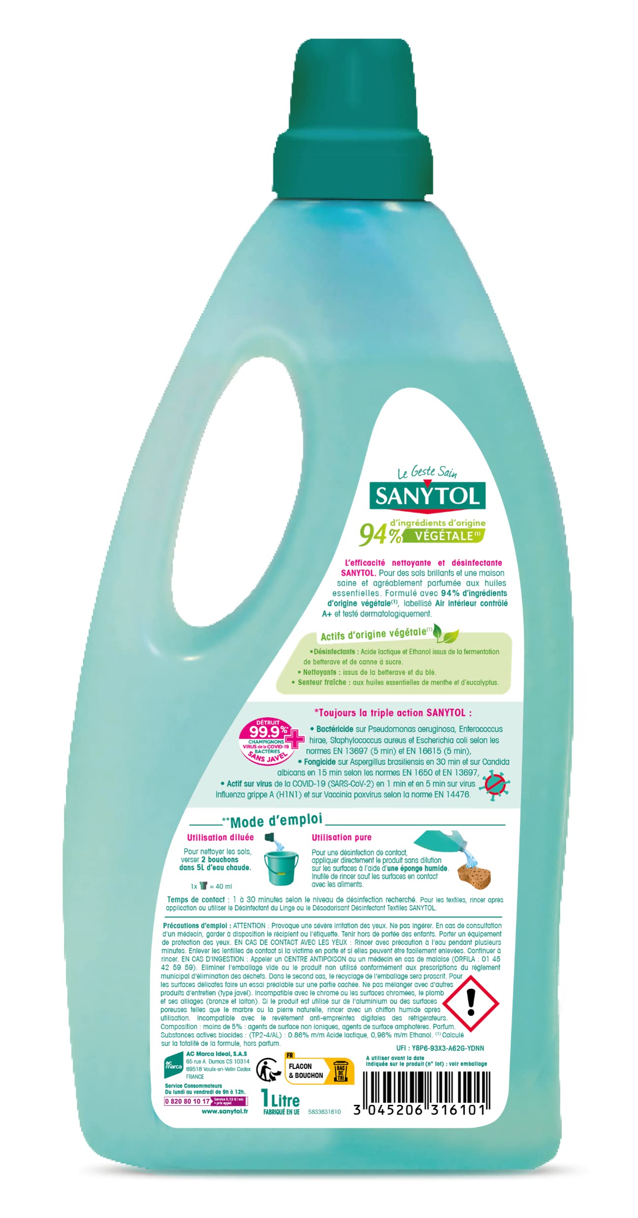 sanytol-nettoyant-d-sinfectant-multi-usages-eucalyptus-menthe-1l image 3