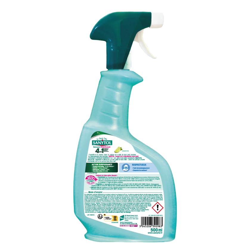 sanytol-nettoyant-d-sinfectant-4-actions-citron-vert-lot-de-4x500-ml image 8