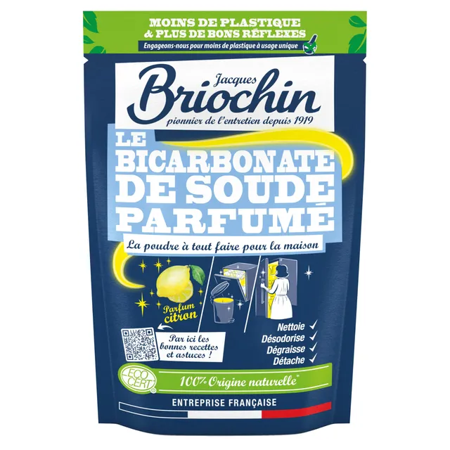 le-briochin-jacques-briochin-bicarbonate-de-soude-multi-usages-citron-500g image 1
