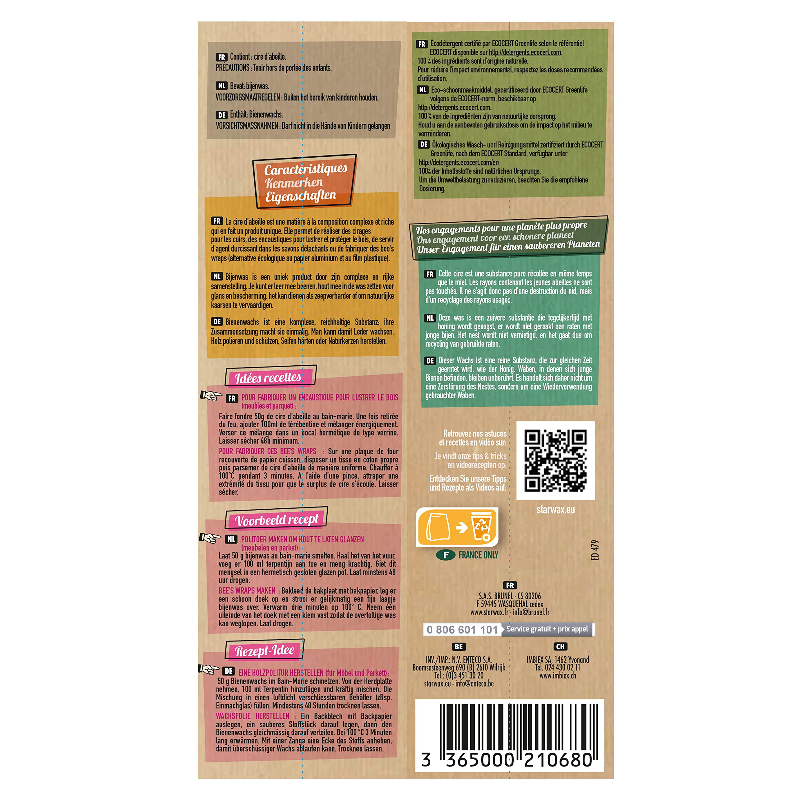 starwax-the-fabulous-cire-d-abeilles-en-p-pites-naturelle-250g image 2
