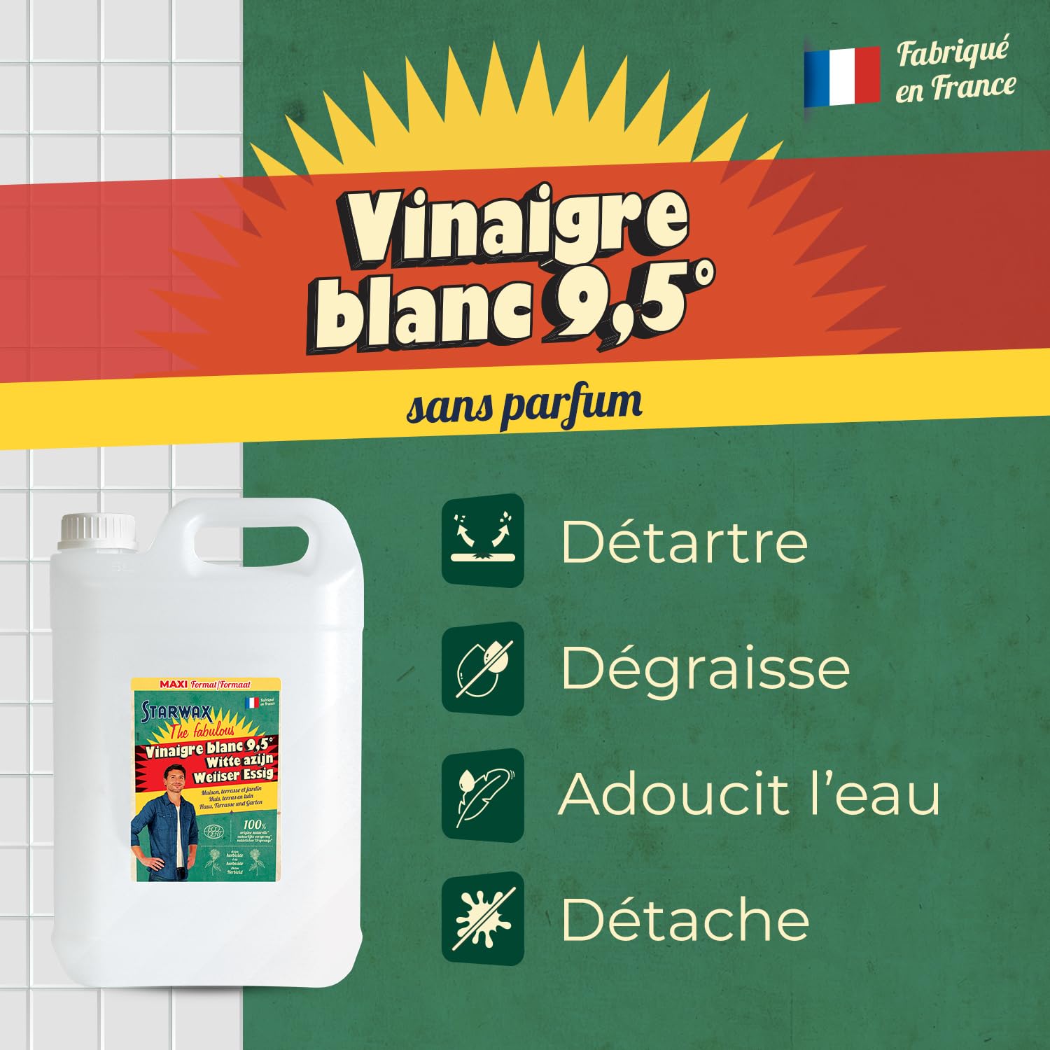 starwax-the-fabulous-vinaigre-blanc-9-5-6l-sans-parfum image 2