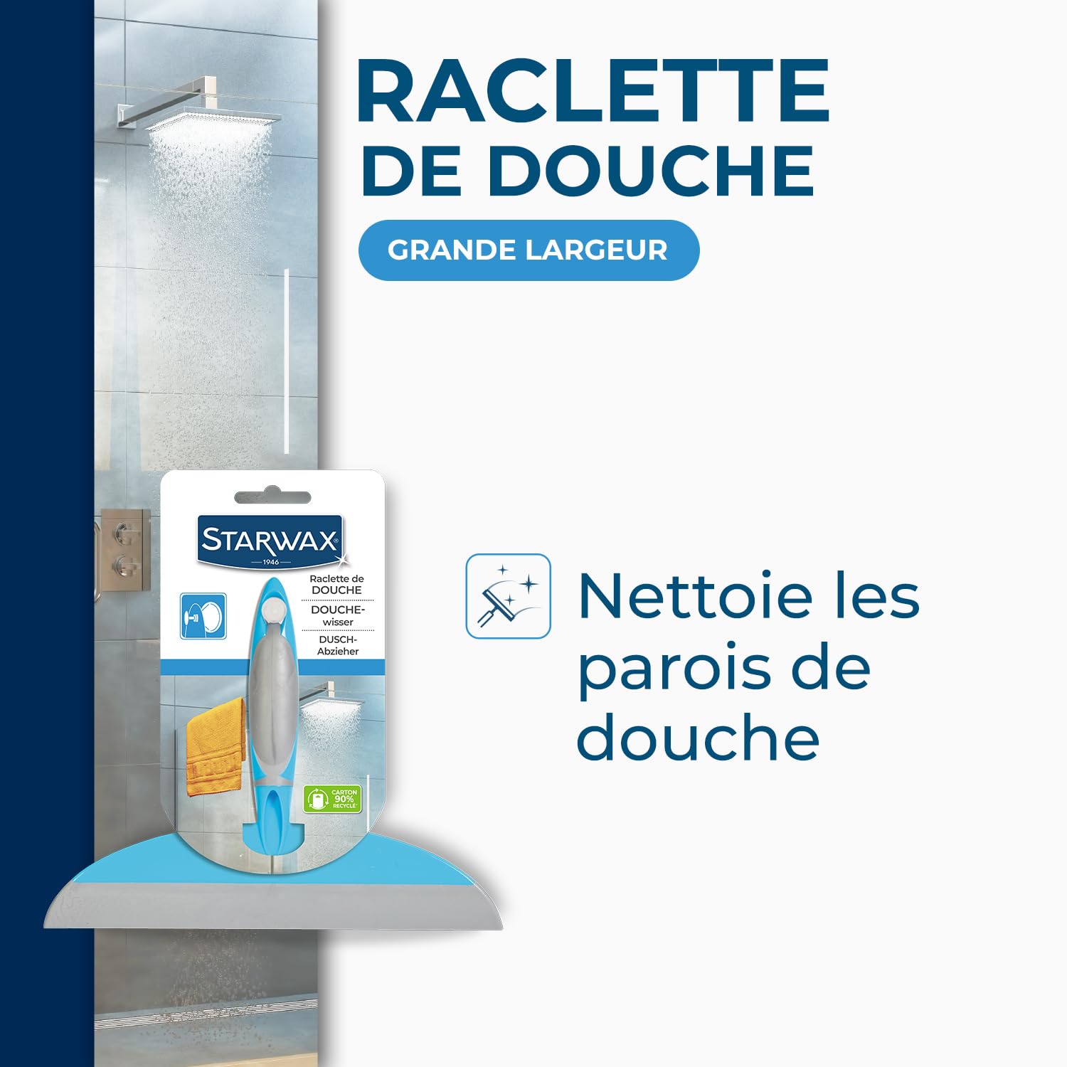 starwax-raclette-de-douche-22-cm-ventouse image 2
