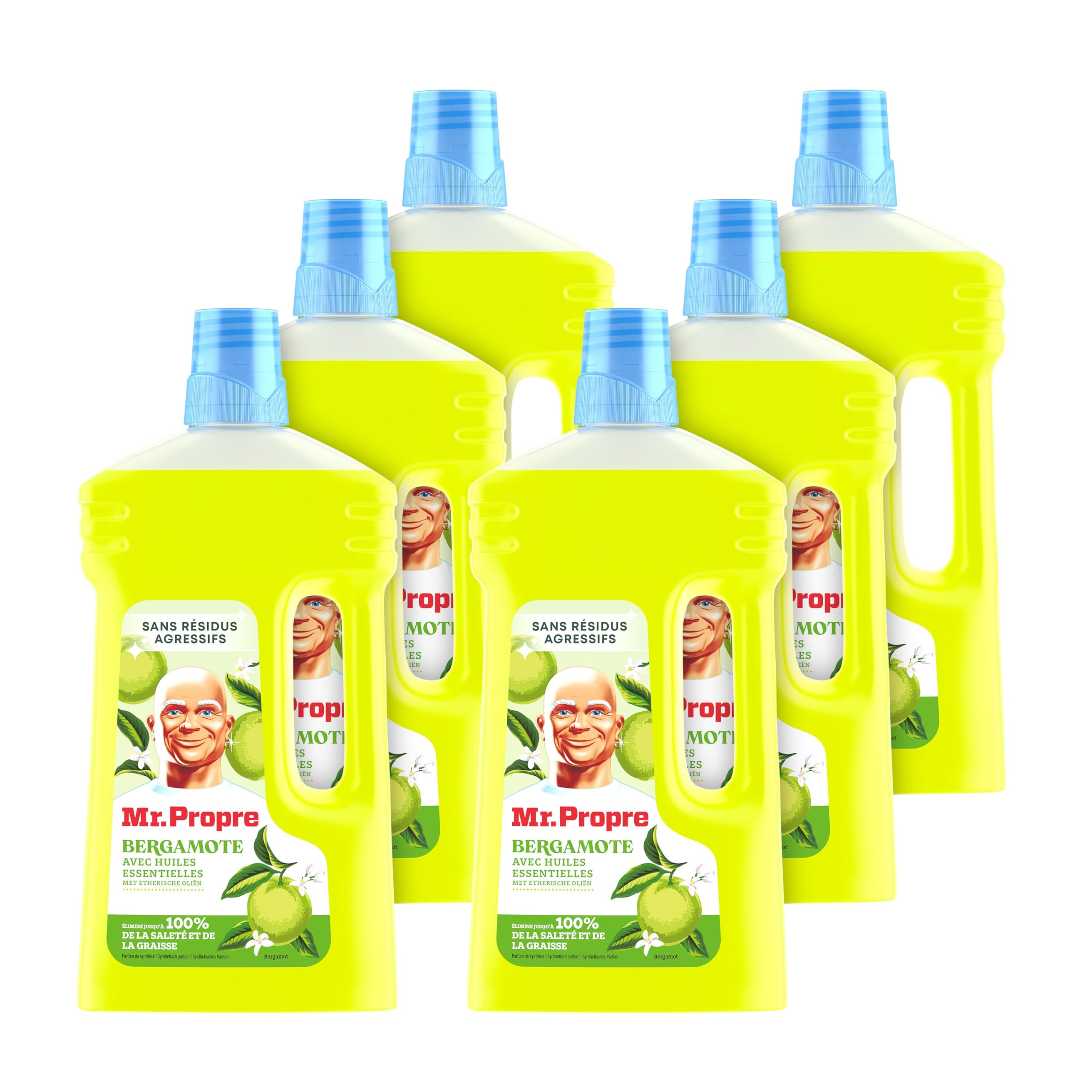 mr-propre-nettoyant-sol-multi-usages-bergamote-6-x-1l image 1