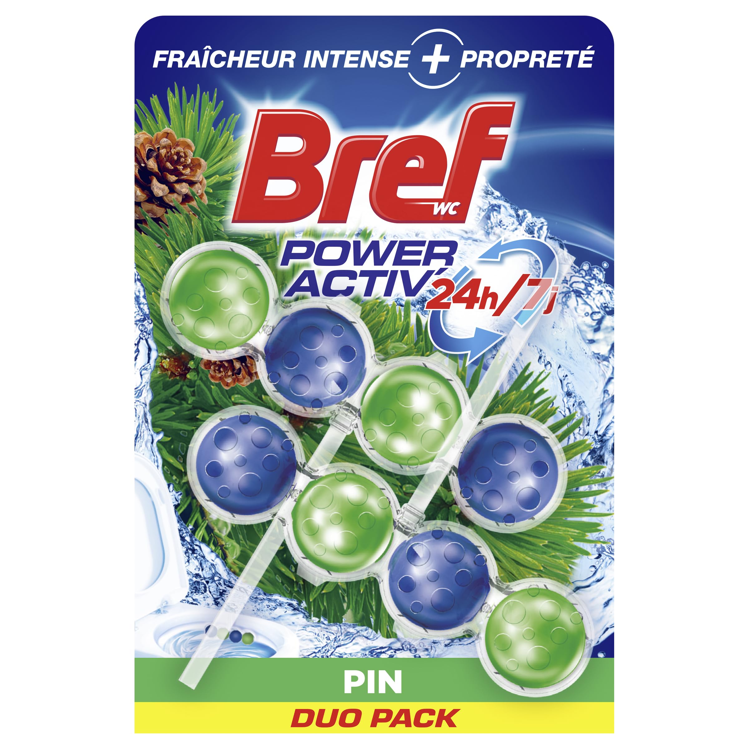bref-wc-power-activ-pin-bloc-wc-2x50g-fra-cheur-pin-anti-calcaire image 1