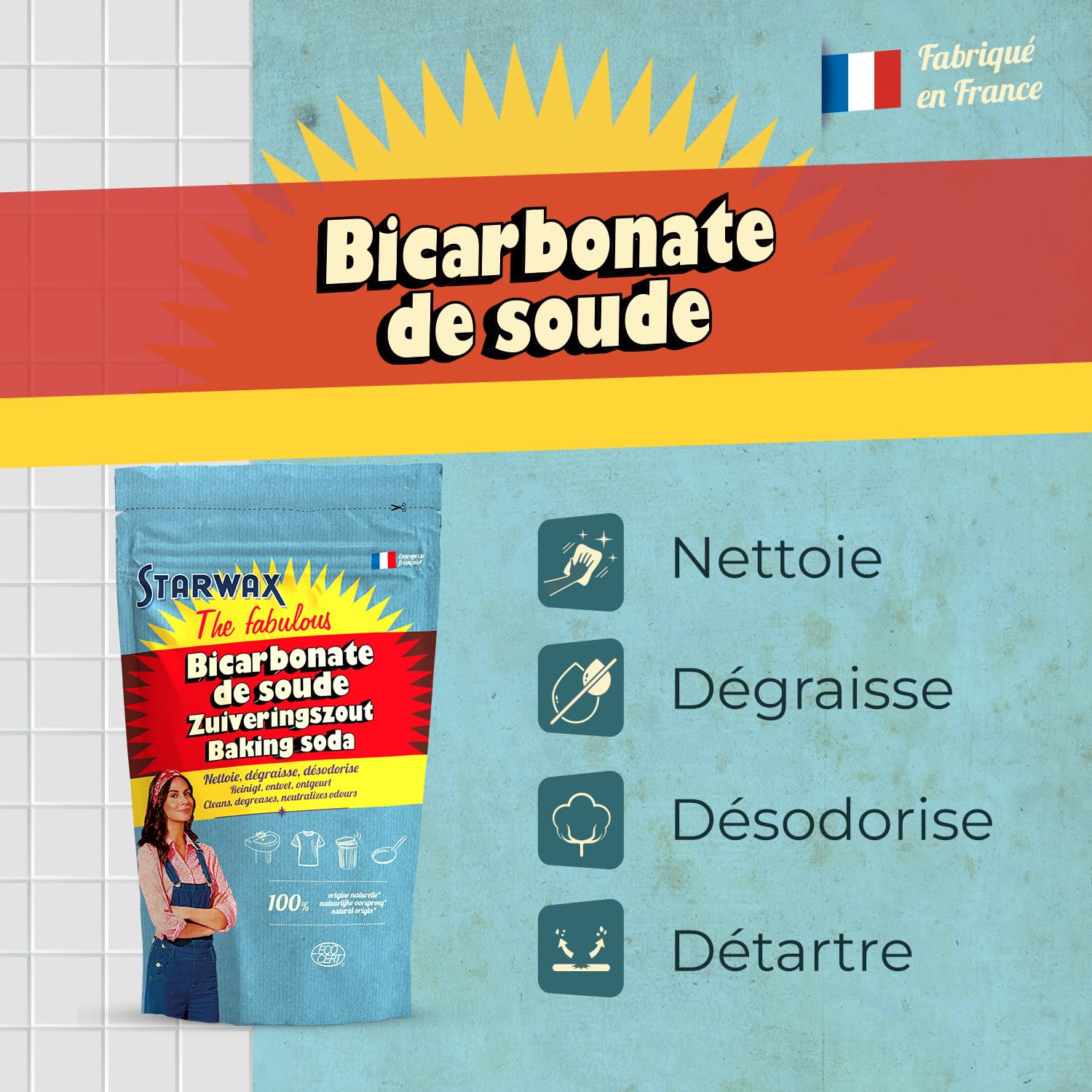 starwax-the-fabulous-bicarbonate-de-soude-1kg-nettoyant-multi-usages image 2