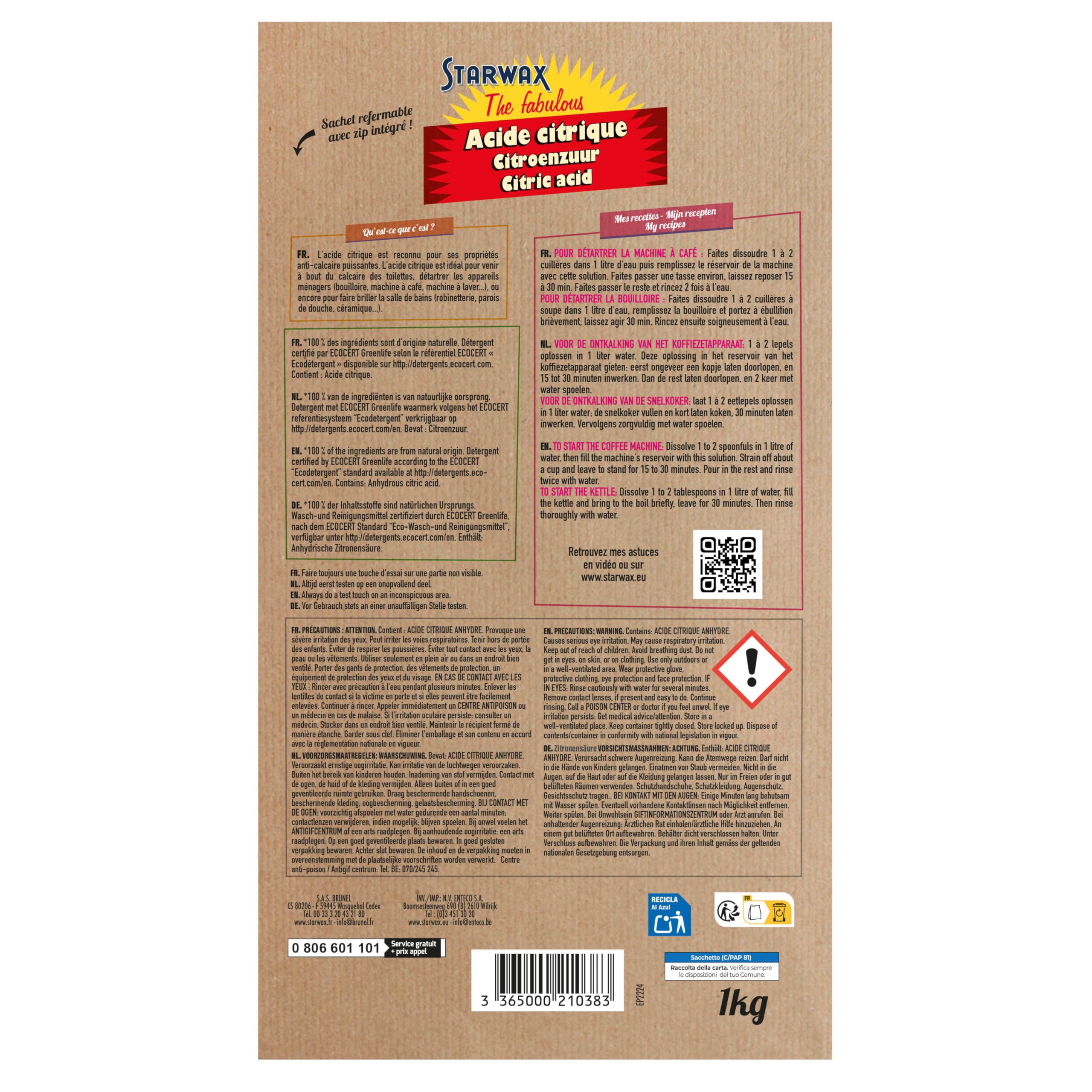 starwax-the-fabulous-acide-citrique-1kg-d-tartrant-naturel image 7