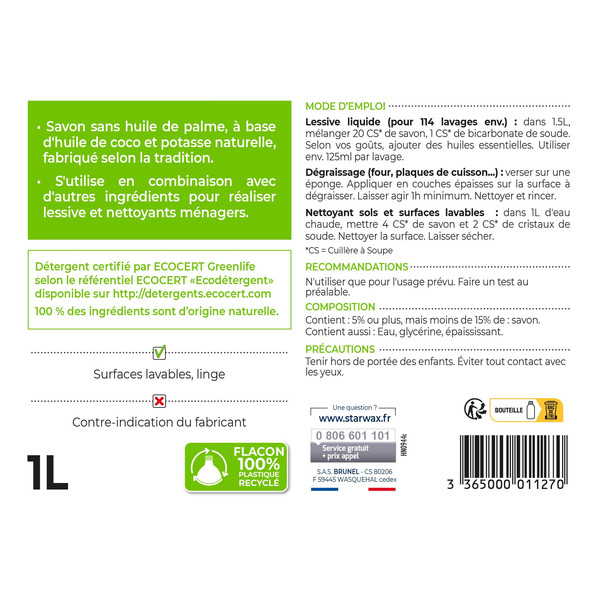 starwax-soluvert-savon-de-marseille-liquide-1-l image 2