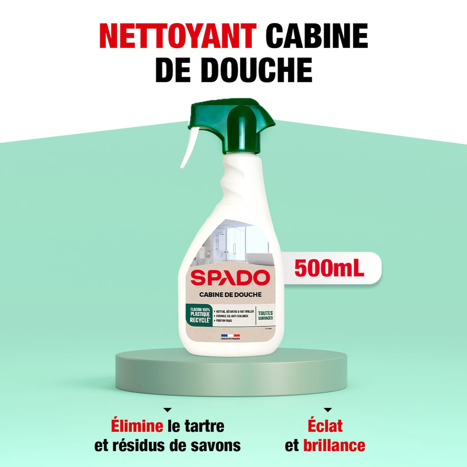 spado-nettoyant-cabine-de-douche-biologique-500-ml image 2