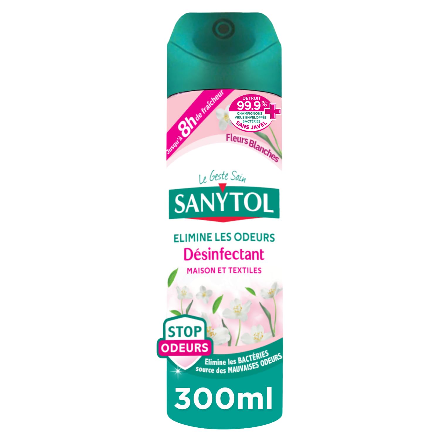 sanytol-d-sodorisant-d-sinfectant-fra-cheur-fleurs-blanches-300-ml image 1