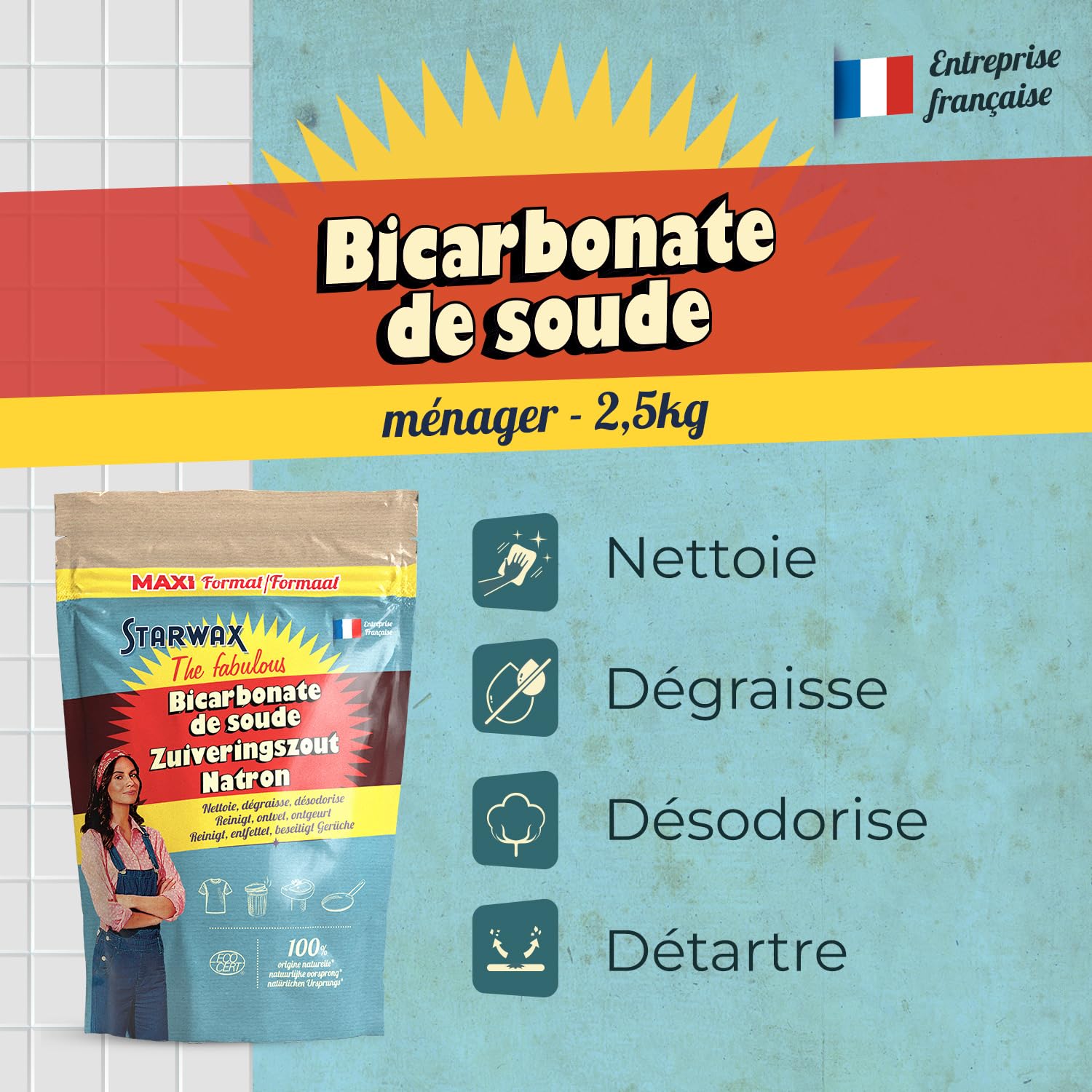 starwax-fabulous-bicarbonate-de-soude-multi-usages-2-5kg image 2