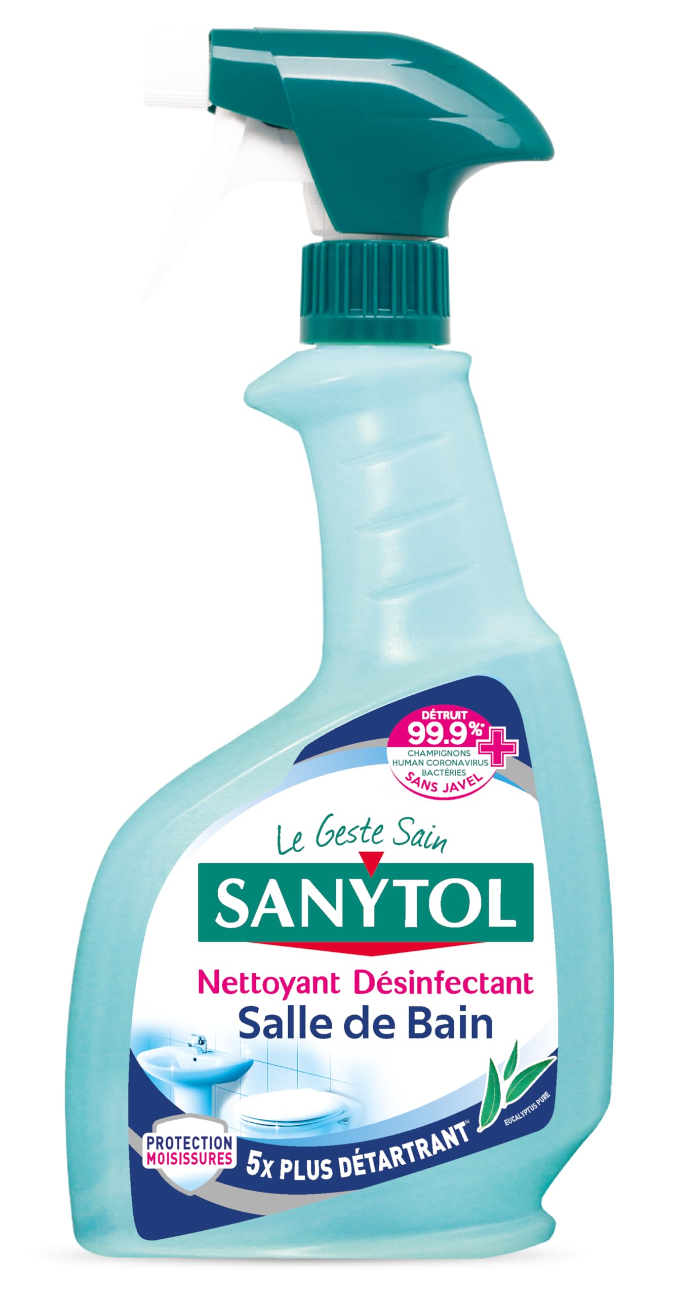 sanytol-d-sinfectant-ultra-d-tartrant-salle-de-bain-500ml-x4 image 2