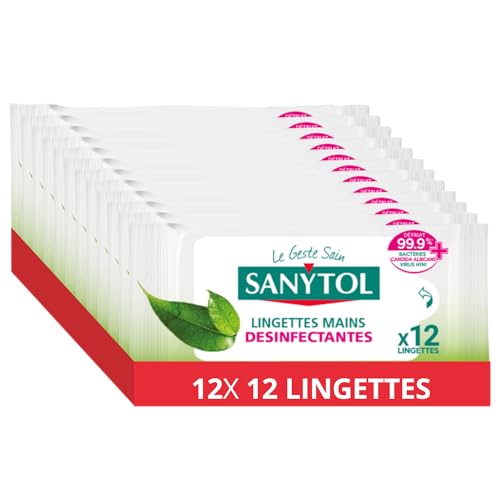 sanytol-lingettes-d-sinfectantes-mains-th-vert-x-12-paquets image 2