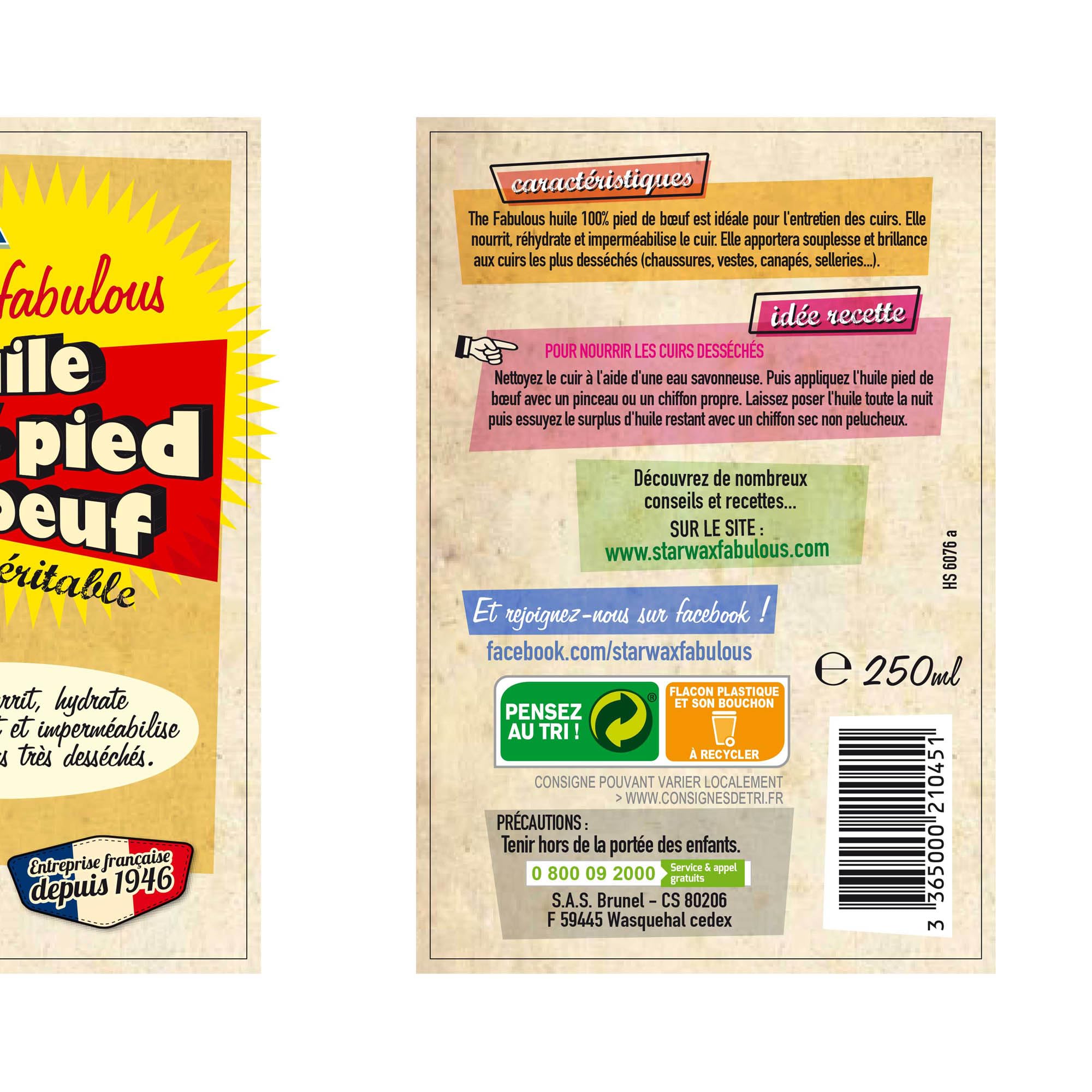 starwax-fabulous-huile-100-pied-de-b-uf-cuirs-250-ml image 6