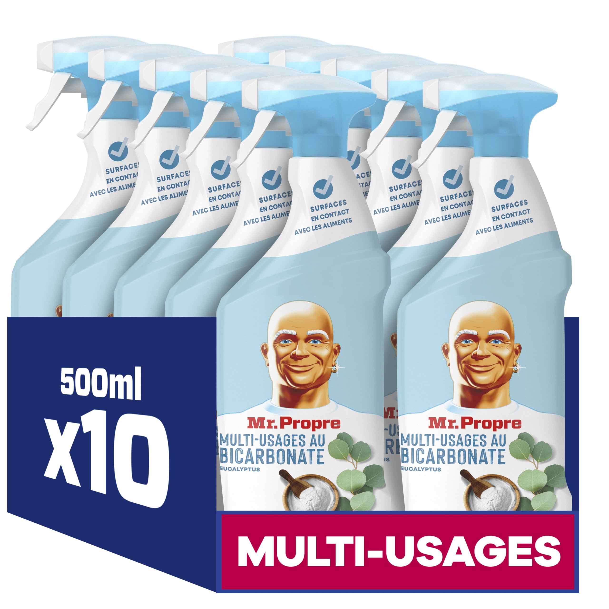 mr-propre-spray-nettoyant-multi-usages-eucalyptus-bicarbonate-500-ml-x10 image 1