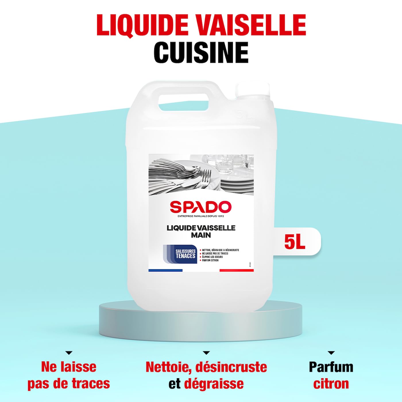 spado-liquide-vaisselle-cuisine-citron-5-l image 2