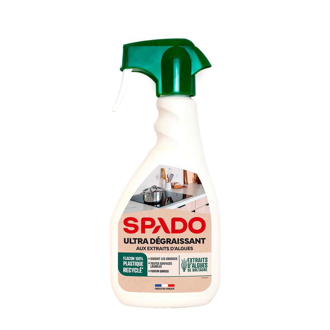 spado-d-graissant-gel-algues-bambou-contact-alimentaire-500ml image 1