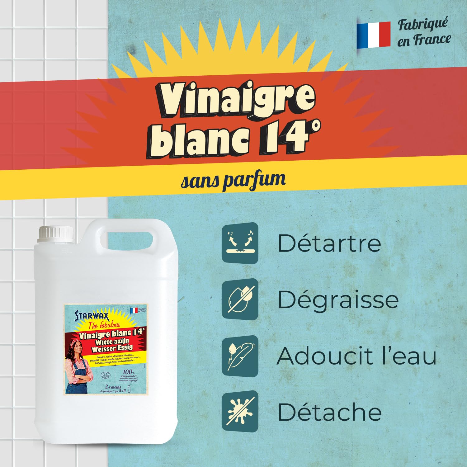 starwax-fabulous-vinaigre-blanc-m-nager-14-5l image 2