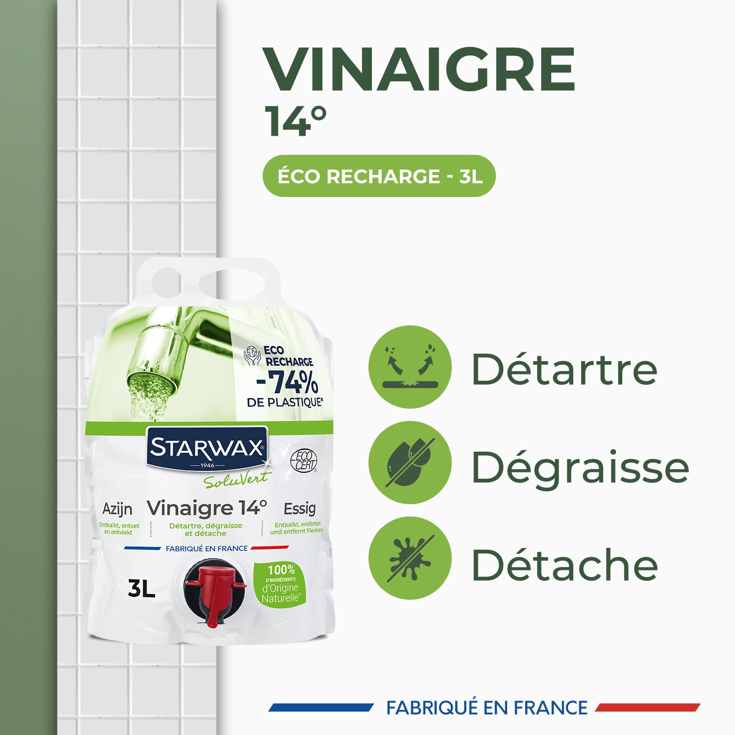 starwax-soluvert-vinaigre-multi-usages-14-co-recharge-3l image 2